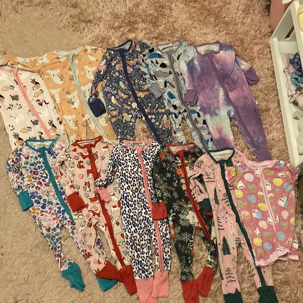 3-6 month little sleepies pajama pack